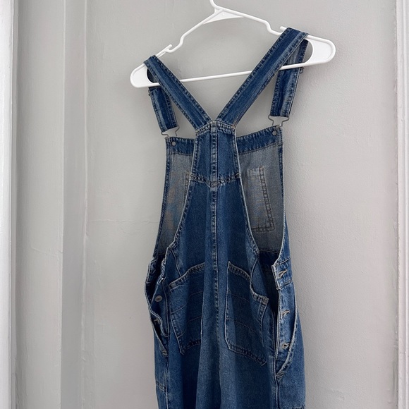 Free People Dungaree Denim Dress - Picture 4 of 4
